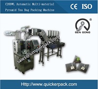 Pyramid Nylon USA Blended Tea Bag Packing Machine