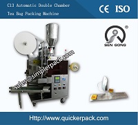 Double Chamber Turkey Black Tea Bag Packing Machine