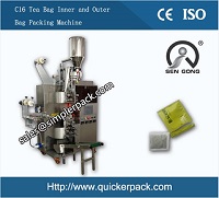 Inner and Outer South Africa Rooibos Tea Bag Packing Machine
