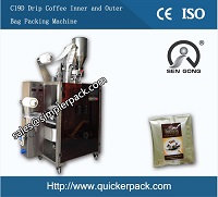 Colombia Drip Coffee Bag Packing Machine by Ultrasonic Seal