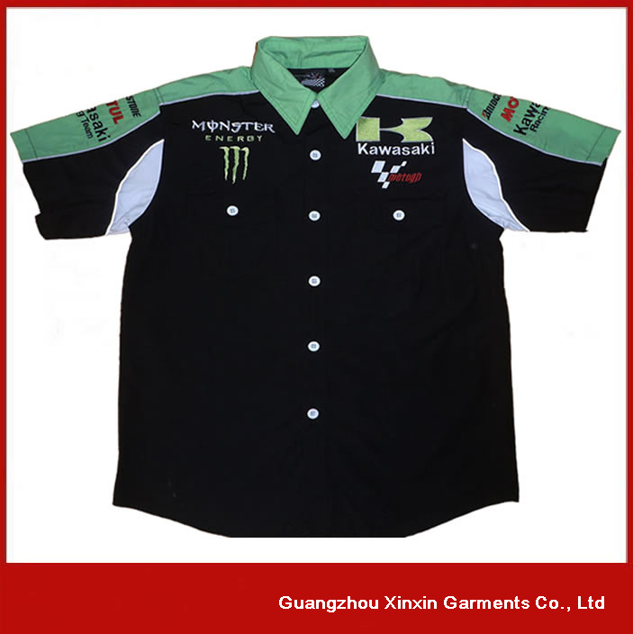 Guangzhou Factory custom made cotton racing shirts