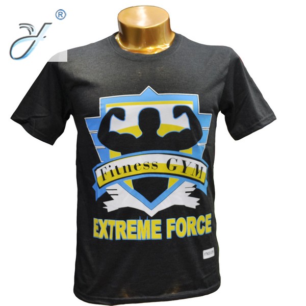 New Style Men& acute;s Body Building Gym Printed T Shirts Wholesale
