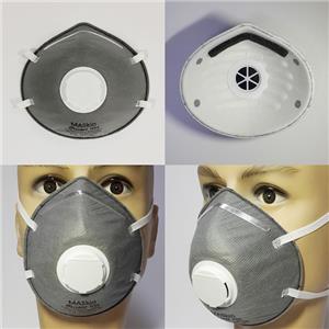 Cup Shaped NIOSH N95 Carbon Respirator With Valve