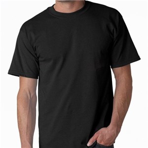 100%cotton/95%cotton 5%elastane Adult& acute;s Round Neck T-shirt