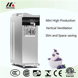 Counter Top Soft Ice Cream Machine With Single Flavor