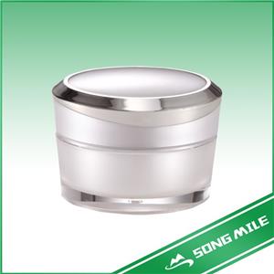 Hot Stamping Acrylic Cream Jar For Makeup