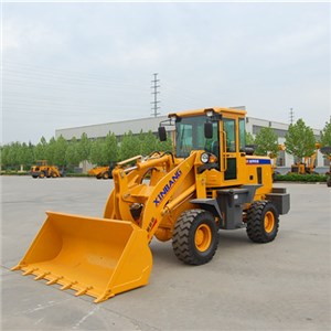 Small Bucket Wheel Loader With Snow Blower