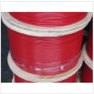 201 Red PVC Coated Stainless Steel Wire Rope