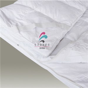 Hotel High Quality Ultra Soft White Feather Quilted Mattress Topper