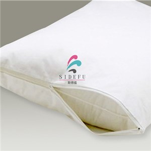 Water Proof Terry Cloth Hotel 100% Cotton Pillow Case With Zipper