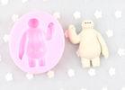 Cartoon Baymax Oval Fondant Silicone Molds Cake Decorating 7.6*6.7*2cm
