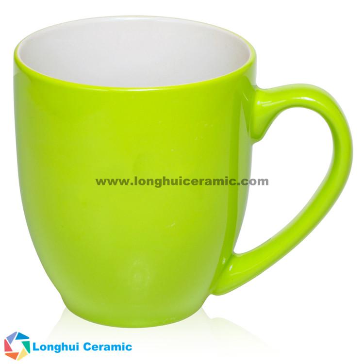 16oz Personalized ceramic bistro mug custom printed with your logo