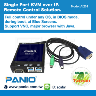 ACAFA  Single Port KVM over IP--Taiwan