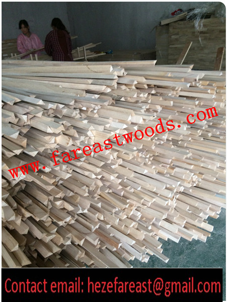 triangle paulownia strip / Paulownia woos sticks