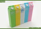 Plastic Case 18650 Power Bank Milk Box Design Yellow 1800mAh USB Connected