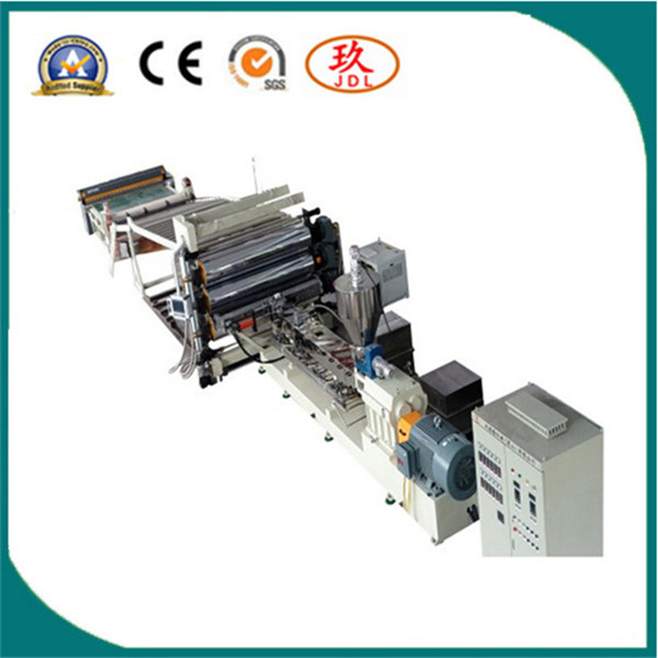 Front enclosed sheet extruder