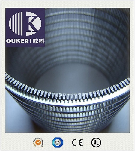 wedge wire screen reverse roll filter tube