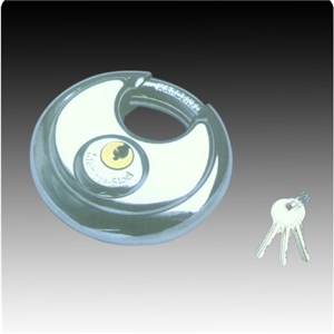 Disc Round Shape Steel Padlock