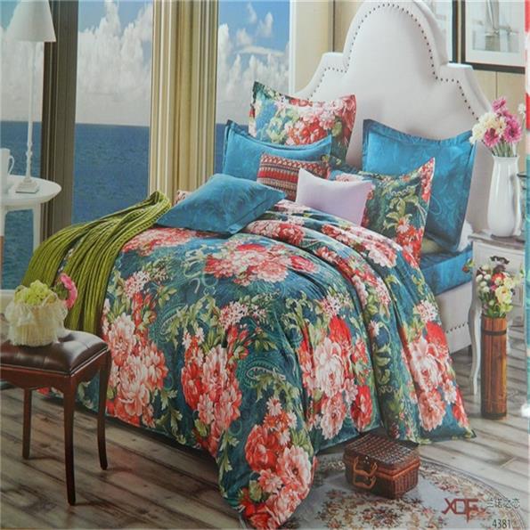 100% Cotton Twill Floral Bedding Fabric