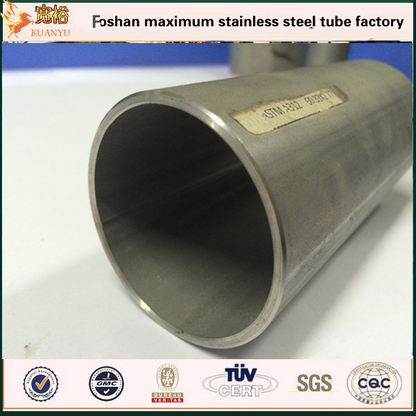 High quality 304 316 welded stainless steel pipe price per meter 