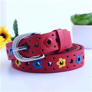 New Fashion Casual Children Faux Leather Adjustable Belts For Boys Girls