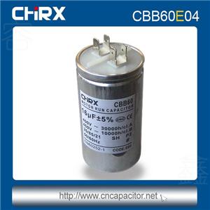 Aluminium Housing Cbb60 Running Capacitor For Single Phase Ac Motor