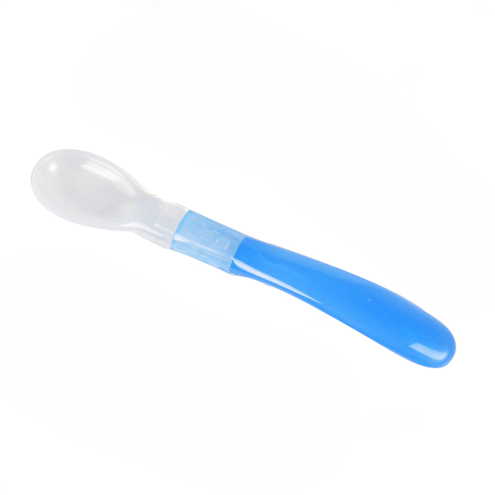 High Quality silicone spoon unbreakable flexible Silicone Baby Spoon