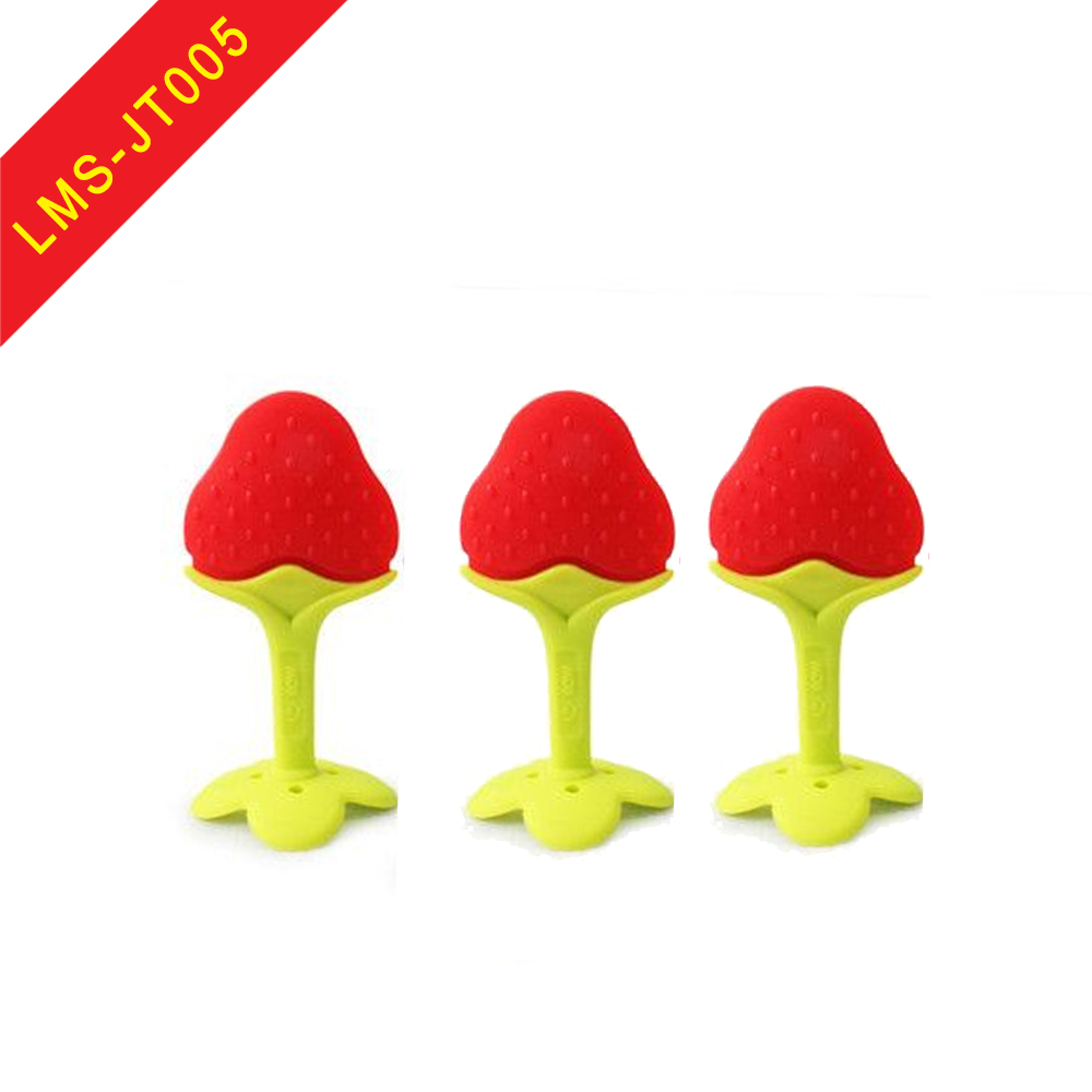 2016 Wholesale Baby Food Grade Safe Silicone Teether