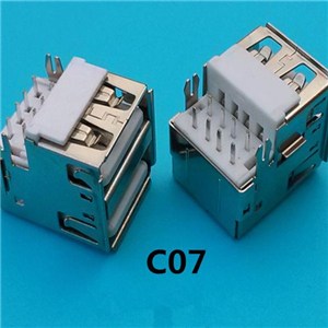 Mid-Mount Double USB Connector