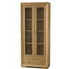 Tall Solid Wood Furniture Display Cabinets For Living Room , Corner Display Unit