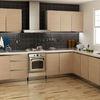 Modern Custom Kitchen Cabinet Furniture High Gloss , Solid Wood Kitchen Cabinets