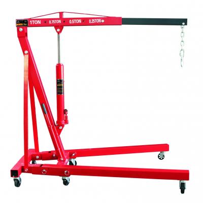 1t foldable hydraulic shop crane