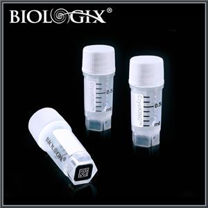 0.5ml 1.0ml 1.5ml External Thread Sterile O-ring Free Designed 2D Barcode Fit For Liquid Nitrogen Storage Cryogenic Vials