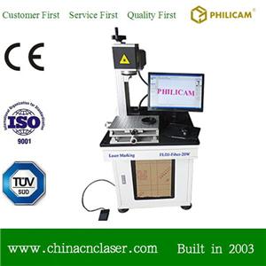30W Fiber Laser Marking Machine For Plastic Marker Leather Marking Machine