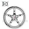 Two Pieces Car Racing Wheels Concave Forged , Aluminum Car Racing Rims 5 Holes
