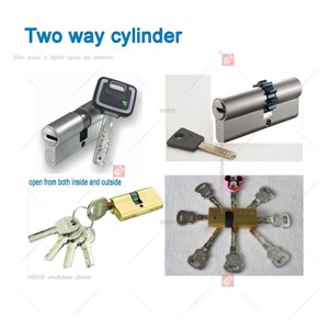 Two Way Gear Cylinder Colored Key