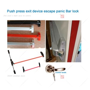 Push Press Exit Device Escape Panic Bar Lock