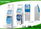 Bank Self Service Kiosk Network Interface , Vertical Cash Exchange Machine