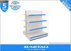 Double Side Gondola Shop Display Shelf Tego Compatible With Flat Back Panel