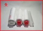 Close Virgin Spun Polyester Yarn With Raw White For Sewing / Knitting Coats
