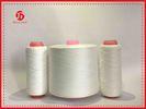 Raw White Plastic Cone Yarn100% Ring Spun Polyester Virgin Yarn Eco - friendly