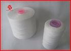 Kontless And Hairless 100 Percentage Spun Polyester Yarn , Dope Dyed Tube Yarn