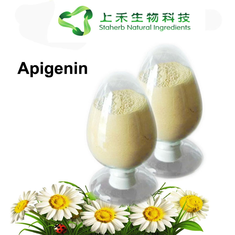 Chamomile Extract Apigenin 1.2%, 3%, 90%, 95%, 98% CAS?NO.29883-15-6