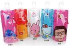 Foldable Spouted Pouches Packaging , Water Bottle Liquid Bags With Spout