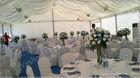Professional 100 Seaters Luxury Wedding Tents For Rent , Beach Wedding Marquee