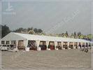 20M Span Large Outdoor Party Tents For Rent , Aluminium Frame White Party Marquee