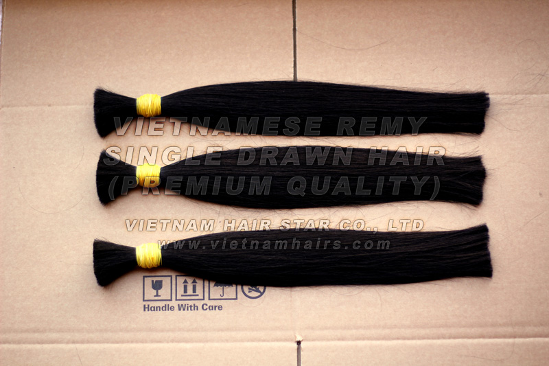 Single drawn Premium quality 100% Natural Human hair, remy hair