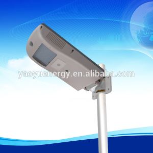 8W Ip65 PIR Sensor Integrated Led All In One Solar Street Light Price