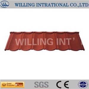 Roof Tile Sheet With Ceramic Coated Stone Granules