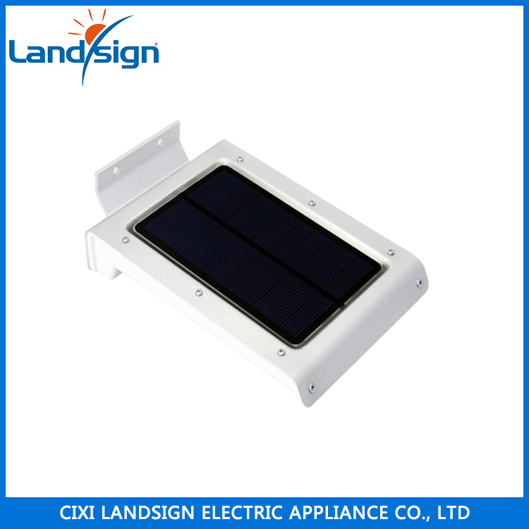 solar powered waterproof high lumen wall light